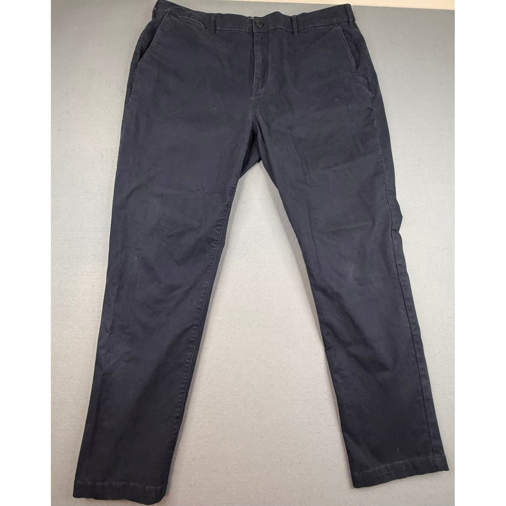 Flint and Tinder Chino Pants Mens 40x32 Navy Blue Athletic Tapered Fit